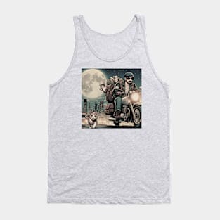 Roaming Riders: Motorbiker Cat Dad Adventure Tank Top